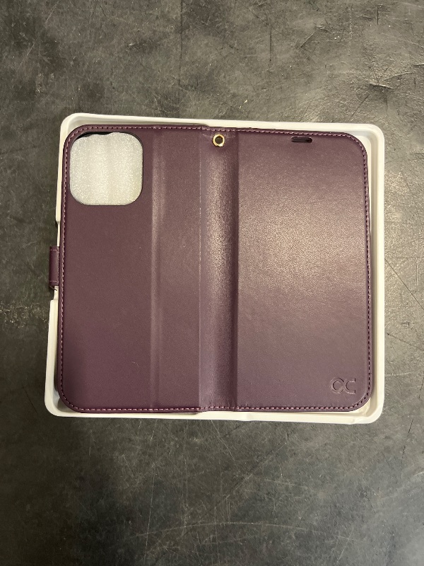 Photo 1 of OCASE for iPhone 16 Pro Max Case Detachable Wallet Case with Card Holder, 2 in 1 Pu Leather Flip Folio with RFID Blocking Stand Wrist Strap Shockproof Phone Cover 6.9 Inch 2024, Dark Purple
