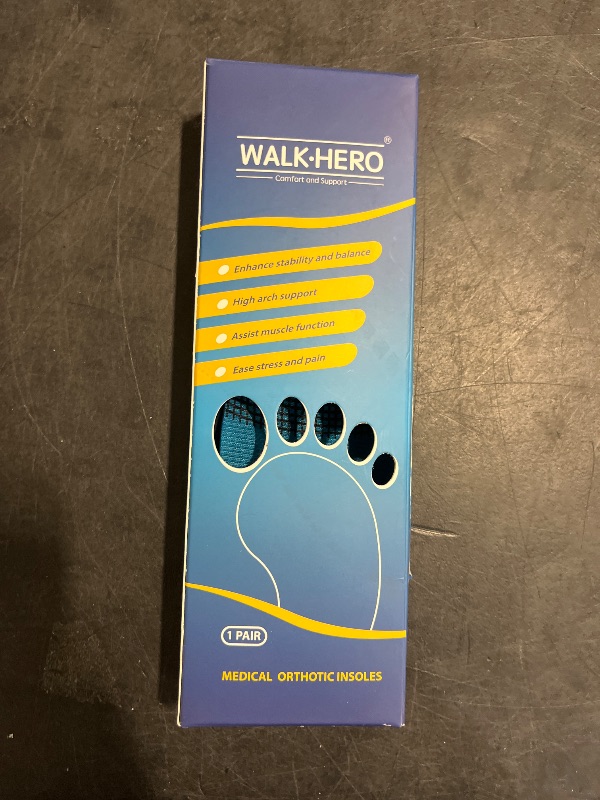 Photo 1 of Inserts Relieve Plantar Fasciitis - Flat Feet Insoles Arch Supports, Orthotic Insoles for Foot Pain Arch Pain Reduce Muscle Fatigue Absorb Shock (Mens 4-4 1/2 | Womens 6-6 1/2)