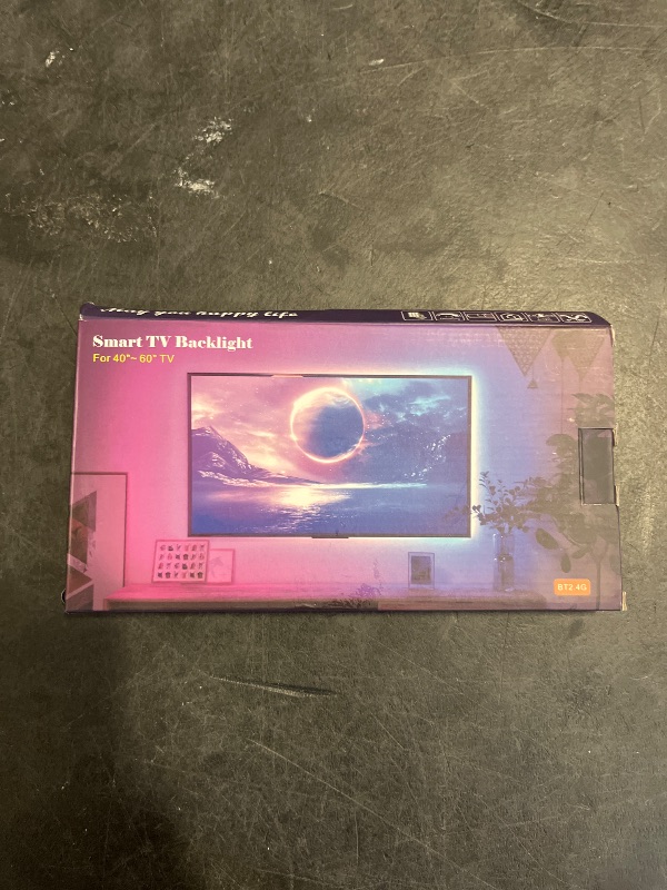 Photo 1 of PANGTON VILLA LED Lights for TV 40-60 Inch, 10FT (1 Roll of 10ft) ICRGB TV LED Backlight Kit with Bluetooth APP & 24 Keys Remote, Music Sync Lights Behind, USB Cable Powered, Not Waterproof
