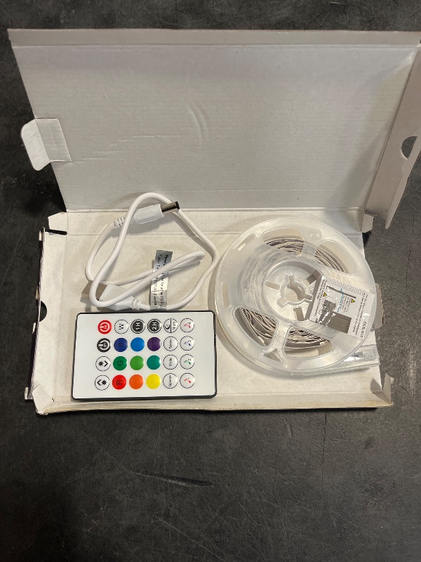 Photo 1 of PANGTON VILLA LED Lights for TV 40-60 Inch, 10FT (1 Roll of 10ft) ICRGB TV LED Backlight Kit with Bluetooth APP & 24 Keys Remote, Music Sync Lights Behind, USB Cable Powered, Not Waterproof