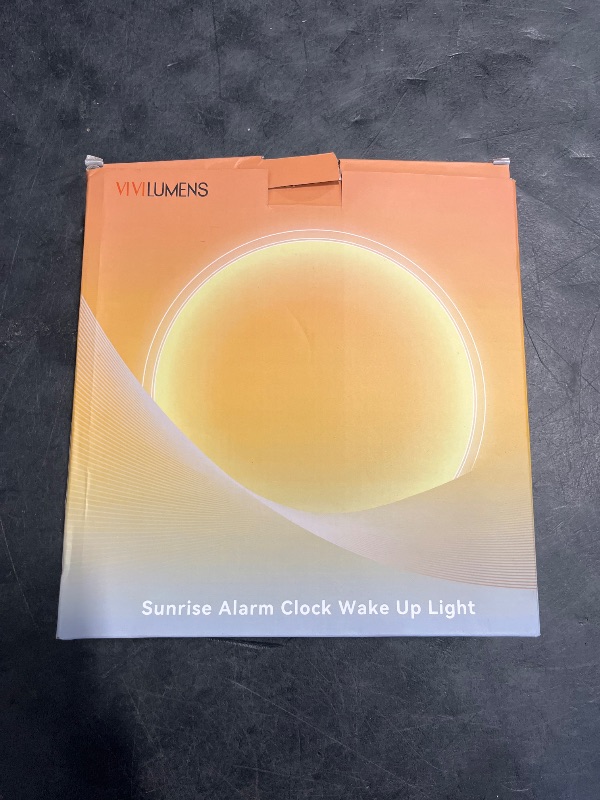 Photo 1 of Vivilumens Sunrise Alarm Clock for Heavy Sleepers Adults, Wake-up Light, Sleep Aid 10 White Noise Sound Machines with 30/60/90 Timer, 3 Level Dimmable Touch Table Lamp with Snooze USB Charger Port