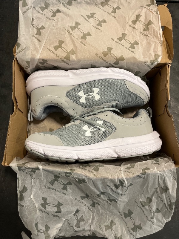 Photo 1 of Size 10 - Under Armour Men's Charged Assert 10, (100) Mod Gray/Mod Gray/White, 10, US