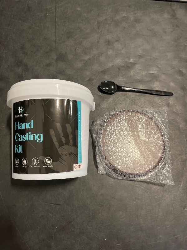 Photo 1 of Hula Home Hand Casting Kit for Couples or Family with Mounting Plaque | Anniversary DIY Gifts Her & Him, Keepsake Sculpture Wedding Kids,