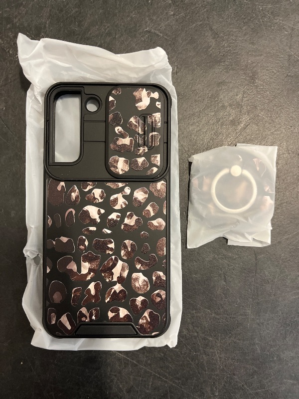 Photo 1 of Buleens for Samsung Galaxy S22 Plus Case 6.6 Inch - with Ring Stand & Camera Cover Aesthetic Cute Designed for Women Girls Teens Brown Leopard Design for Samsung S22 Plus Case Compatible with Magsafe