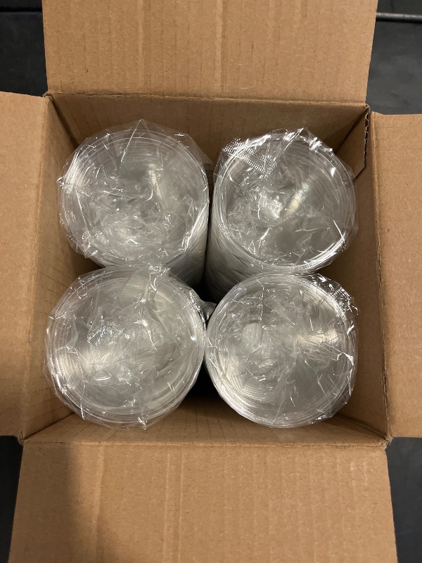 Photo 1 of [200 COUNT] HAKOWARE 8 oz Ultra Clear Disposable Plastic Cold Cups, Disposable Cups 8 oz for Wedding & Party, Plastic Cocktail Cups, Disposable Clear Cups for Iced Coffee & Cold Beverage