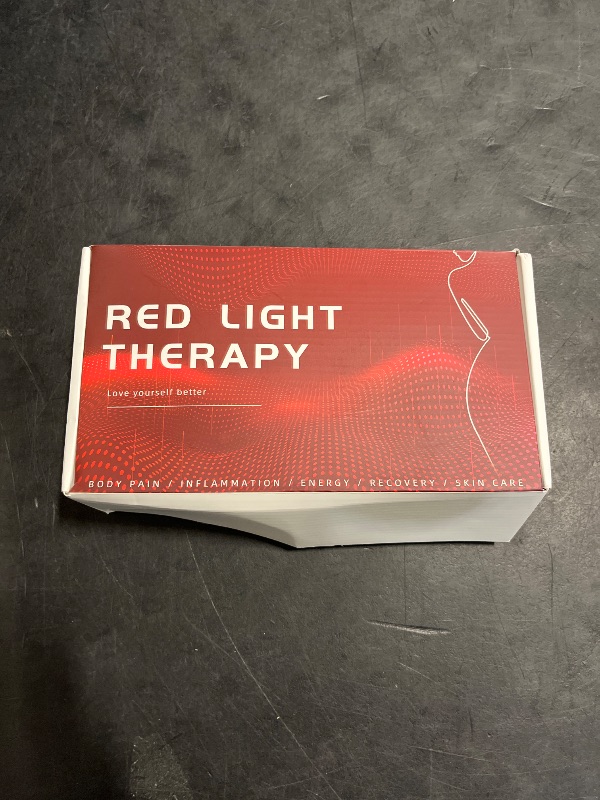 Photo 1 of Red Light Therapy Infrared Light Therapy Pad for Body Pain NIR Deep Therapy for Back Knee Hands Feet Relief Portable 660nm 850nm Home Heating Light Therapy Wrap Belt Gift for Women Men