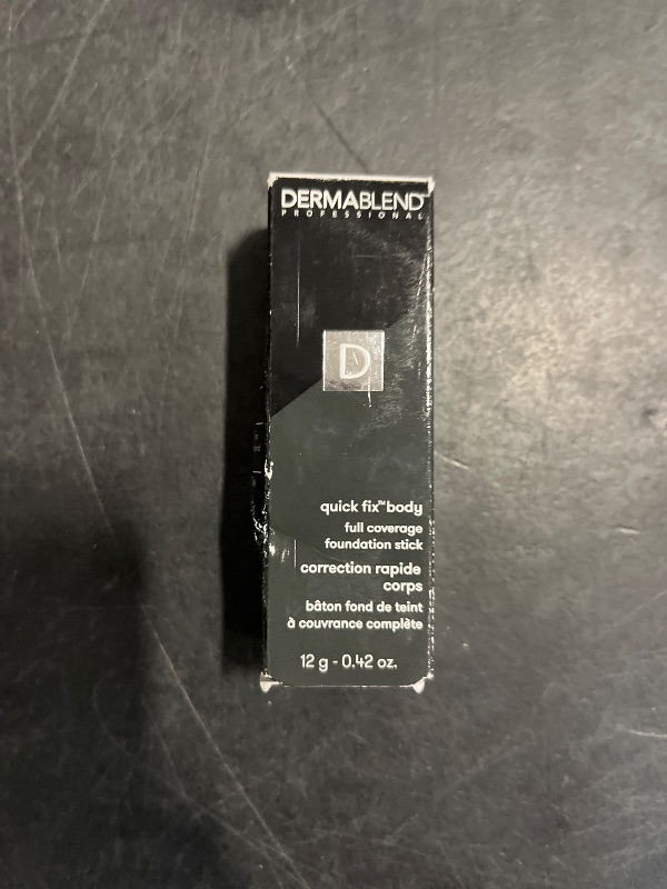 Photo 1 of Dermablend Quick-Fix Body Makeup Full Coverage Foundation Stick, Water-Resistant Body Concealer for Imperfections & Tattoos, 0.42 Oz