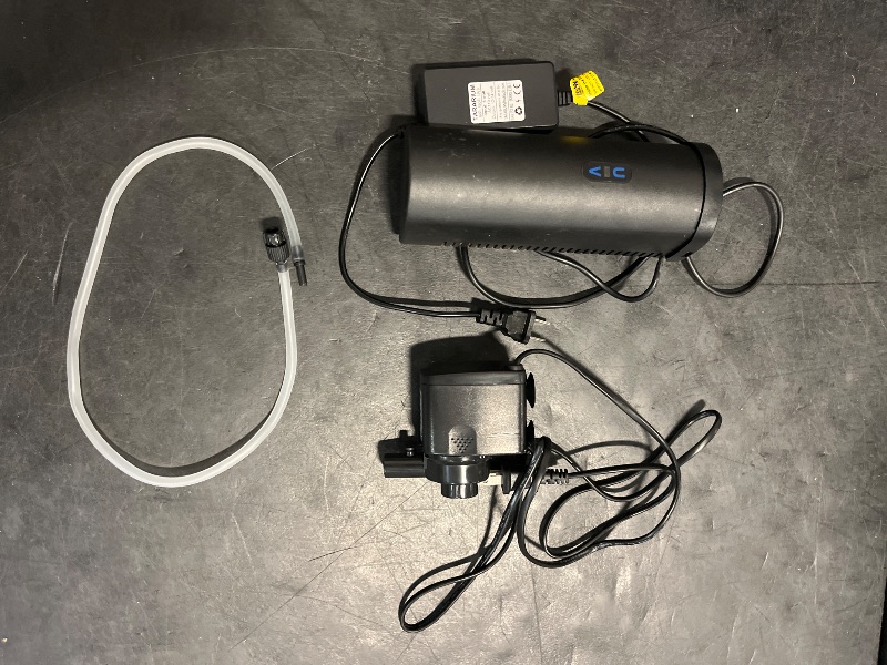 Photo 1 of Aquarium Filter U-V w/Scientific 3,6,12,24H Timer 200GPH for 20-75Gal Fish Turtle Tank Bio Sponge Internal Filter Power Pump Deodorization Saltwater Freshwater Killing Green Clean Machine Air Supply