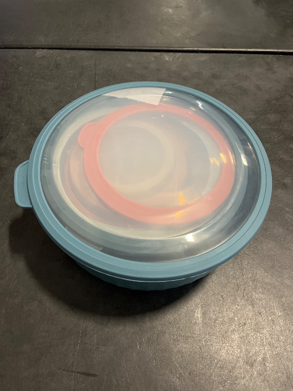 Photo 1 of COOK WITH COLOR Prep Bowls with Lids- Wide and Deep Nesting Plastic Small Mixing Bowl Set with Lids, 12 Piece Set - Wide Bowls, Multicolor