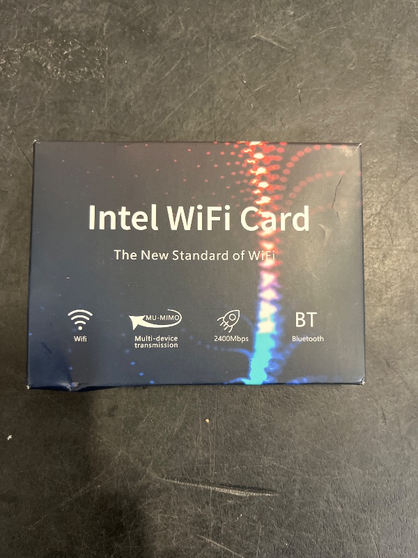 Photo 1 of WiFi 6E Wireless Card Intel AX210 NGW Bluetooth 5.3 Tri-Band 5400Mbps Network Adapter for Laptop Support Windows 10/11 (64bit) M.2/NGFF