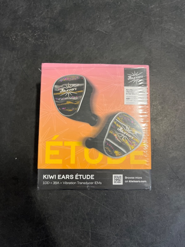 Photo 1 of Linsoul Kiwi Ears Étude in Ear Monitor, 3BA+1DD+1BN Hybrid Driver IEM Earphones, Gaming Earbuds, HiFi Stereo Wired Ear Buds with Detachable 2Pin Cable for Audiophiles Musicians