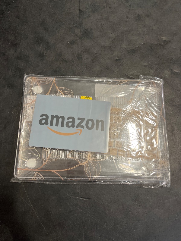 Photo 1 of Mektron Case for MacBook Pro 14 inch 2024 2023 2021 Model M4 A3112 A3401 A3185 M3 A2918 A2992 M2 A2779 M1 A2442 Pro/Max, Plastic Hard Shell Case Cover for MacBook Pro 14", Gold Flower S718