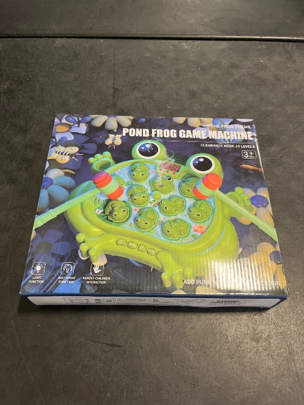 Photo 1 of HopeRock Toys for 2 3 4 5 Year Old Boy,Toddler Toys Age 2-4, Whack A Frog Game,with 5 Modes,45 Levels,9 Music Spray and Light-up, Baby Toy Gifts for Early Learning, Birthday Gift for Toddler Boy Toys