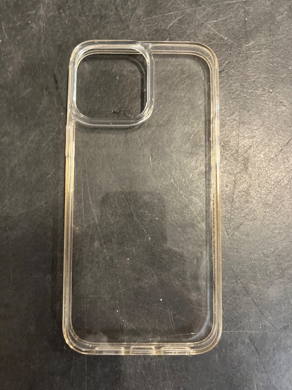 Photo 1 of JETech Case for iPhone 13 Pro Max 6.7-Inch, Non-Yellowing Shockproof Phone Bumper Cover, Anti-Scratch Clear Back (Clear)