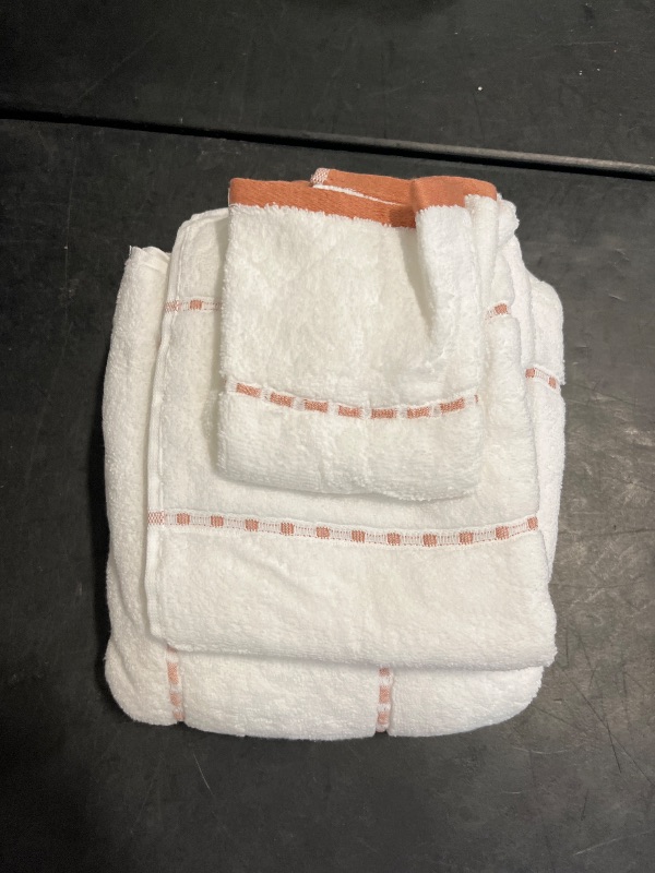 Photo 1 of Tommy Bahama - Bath Towels, Soft & Highly Absorbent Bathroom Essentials, Oeko-Tex Certified (Ridley Solid Orange, 3-Piece)