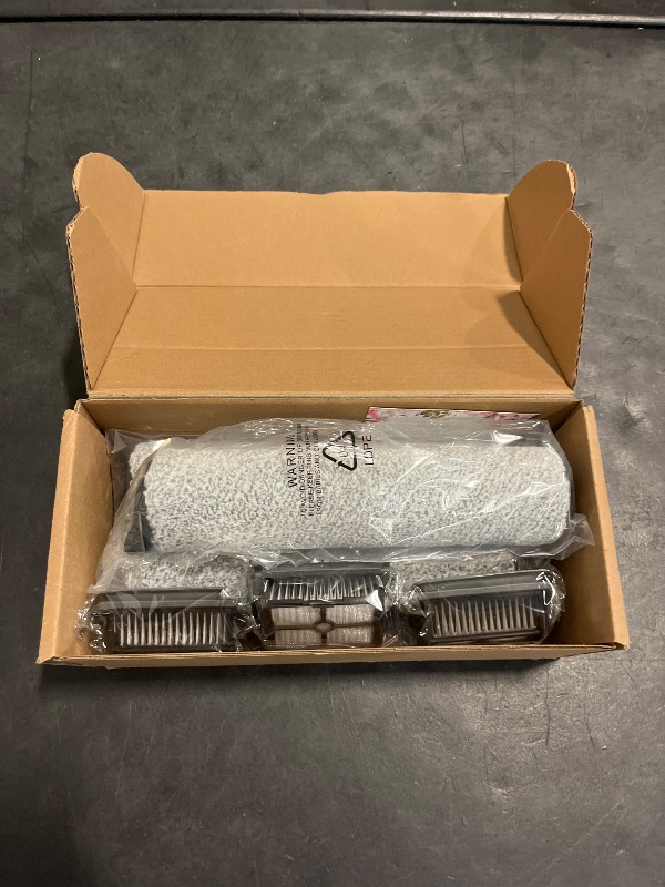 Photo 1 of Roller Brush and Filter Replacement Compatible with Tineco iFloor 3/ Floor One S3 Cordless Vacuum Cleaner, Replacement Parts Include 3 Brush Rollers, 3 Filters