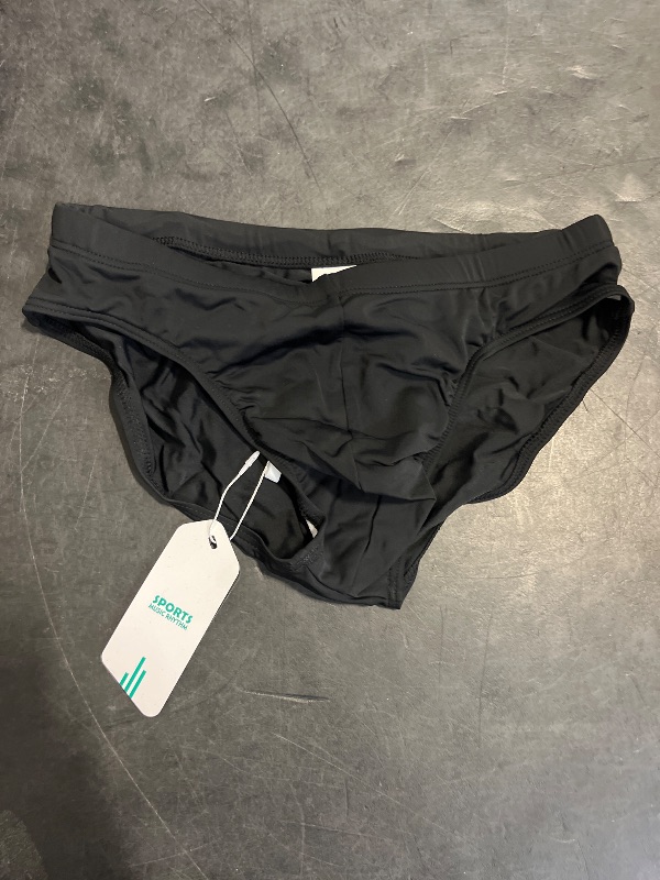 Photo 1 of (S) AIMPACT Mens Swim Briefs Sexy Bathing Suit Bikini Swimsuit Swimwear for Men(Black S)