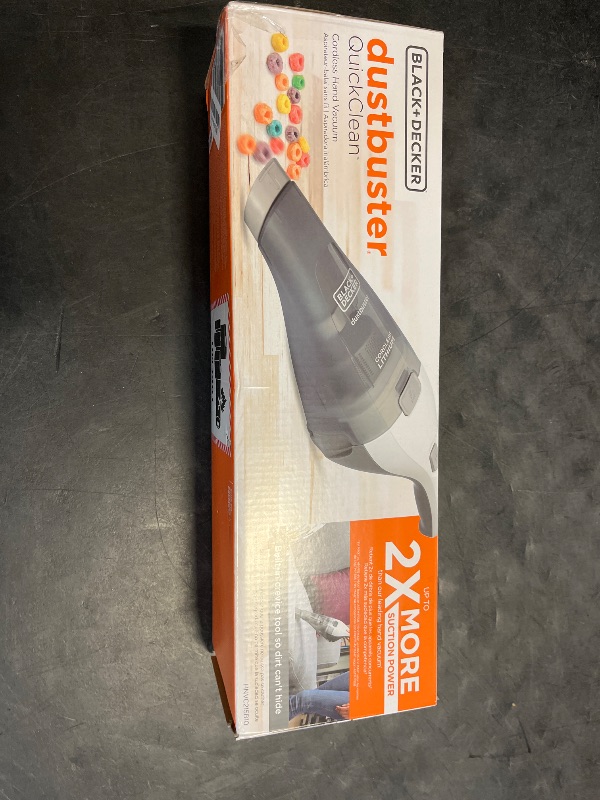 Photo 1 of BLACK+DECKER dustbuster QuickClean Cordless Handheld Vacuum, Car Vacuum Portable (HNVC215B10)