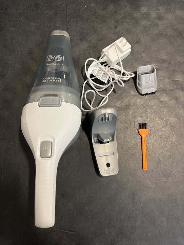 Photo 1 of BLACK+DECKER dustbuster QuickClean Cordless Handheld Vacuum, Car Vacuum Portable (HNVC215B10)