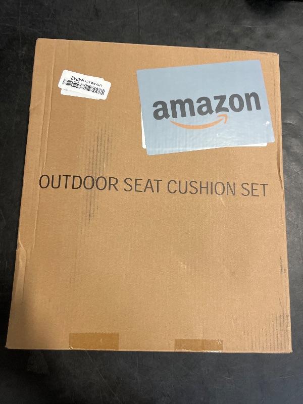 Photo 1 of HOMELYSIAN Outdoor Chair Cushions 24x24, Patio Furniture Cushions with Removable Cover, Outdoor Deep Seat Cushion Set with Ties and Handle, Waterproof Outdoor Cushions for Chair Sofa Couch, Teal