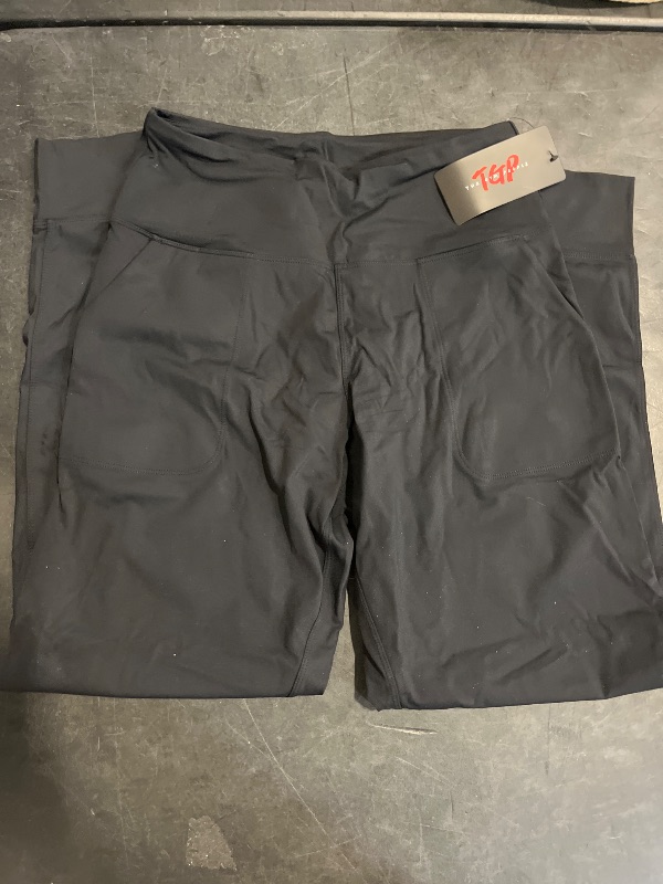 Photo 1 of (S) THE GYM PEOPLE Womens Joggers Pants with Pockets Athletic Leggings Tapered Lounge Pants for Workout, Yoga, Running, Training (Small, Black)