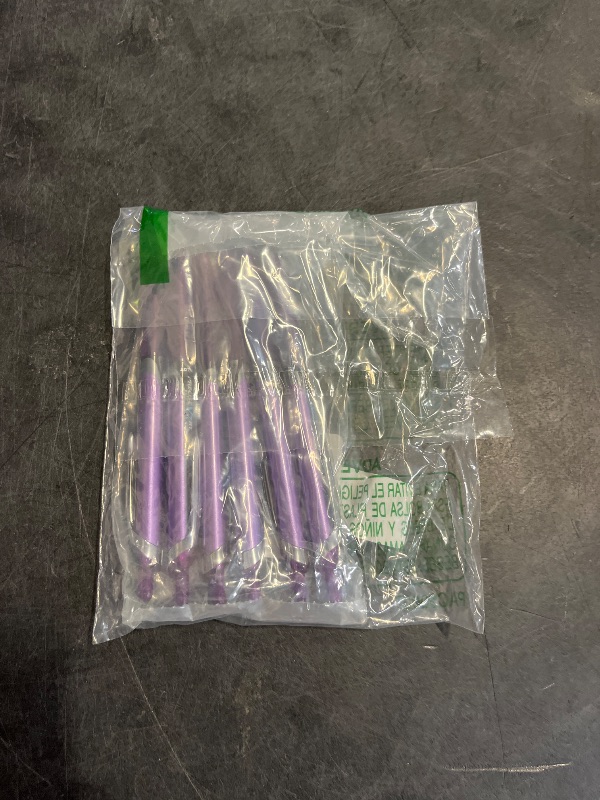 Photo 1 of Pilot Precise V7 Retractable & Refillable Rolling Ball Ink Pens, Purple Ink, 0.7mm Fine Point, 6 Pack