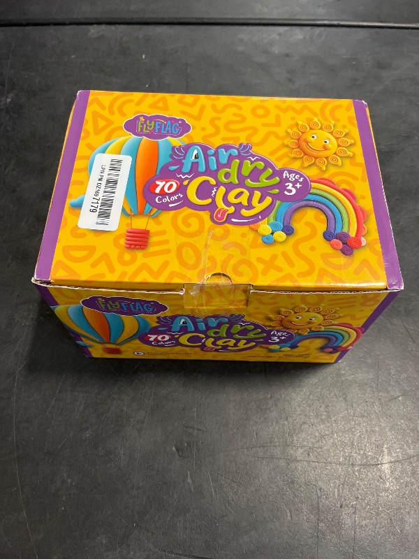 Photo 1 of FlyFlag Air Dry Clay - 70 Colors, Soft & Ultra Light, Modeling Clay for Kids with Tools and Tutorials