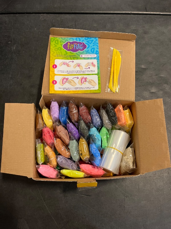 Photo 1 of FlyFlag Air Dry Clay - 70 Colors, Soft & Ultra Light, Modeling Clay for Kids with Tools and Tutorials