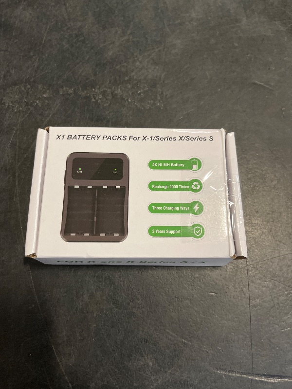 Photo 1 of DXKK Rechargeable Batteries for Xbox One/Xbox Series X|S, Battery Pack for Xbox One S/One X/One Elite Controllers Battery, 2x5520mWh Batteries Pack for Xbox Accessories