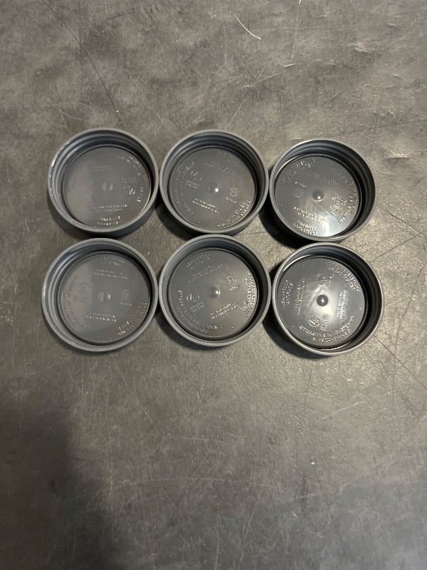Photo 1 of Ball Leak-Proof Plastic Lids for Glass Mason Jars, Used for Canning, Pickling, Juice, Jam, Jelly (Regular, 6 Count (Pack of 1))