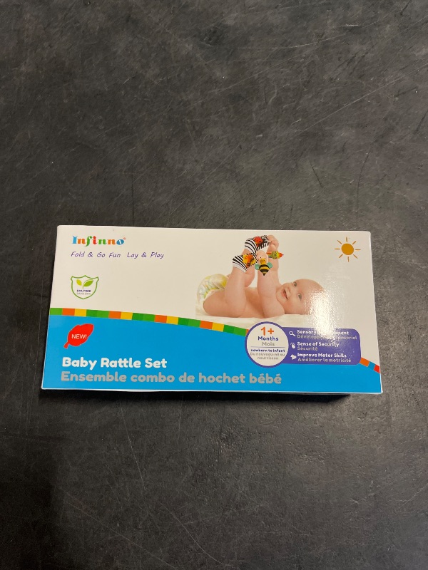 Photo 1 of Infinno Baby Wrist Rattle Socks and Foot Finder Set, Perfect Baby Toys for 0-12 Months Newborn Boys and Girls As Shower Gifts, Garden Bug Series