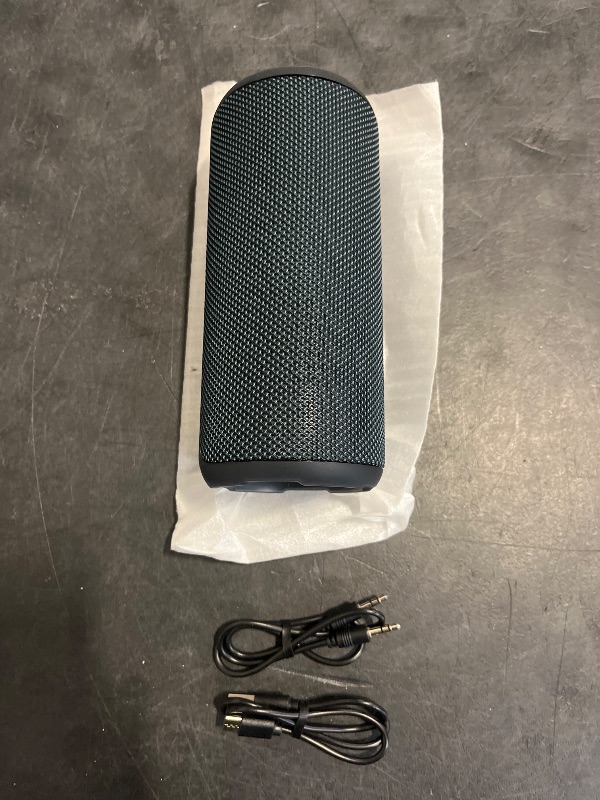 Photo 1 of Ortizan Bluetooth Speakers, Portable Wireless Stereo Speaker - IPX7 Waterproof, 40W Loud Sound, Dual Pairing, Deep Bass, LED Light, Bluetooth 5.3, for Home/Shower/Outdoor/Beach, Gifts for Adult, Navy