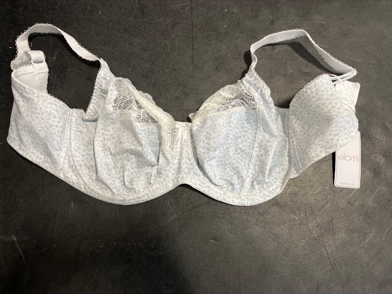 Photo 1 of (34G) Elomi Women's Plus Size Morgan Banded Underwire Stretch Lace Bra, White, 34G