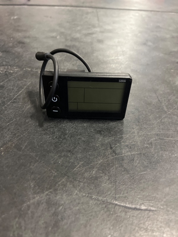 Photo 1 of S866 Electric Bicycle LCD Display Meter, 24V 36V 48V Ebike LCD Display Control Panel Wireless Bicycle Speedometer Odometer for Electric Scooter Electric Bike Modification(only for No. 2 Protocol)