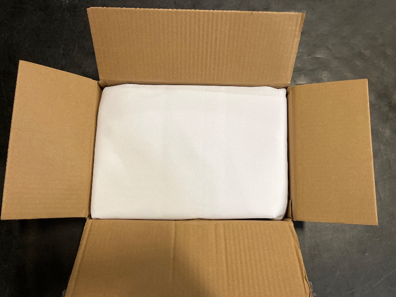 Photo 1 of Nasitos 2 Pack White Fitted Table Covers for 6 Foot Rectangle Tables-Open Back Table Cover Washable Table Cloth for Christmas, Parties, Wedding, Banquet, Jewelry Shows, Craft Fair, Trade Show