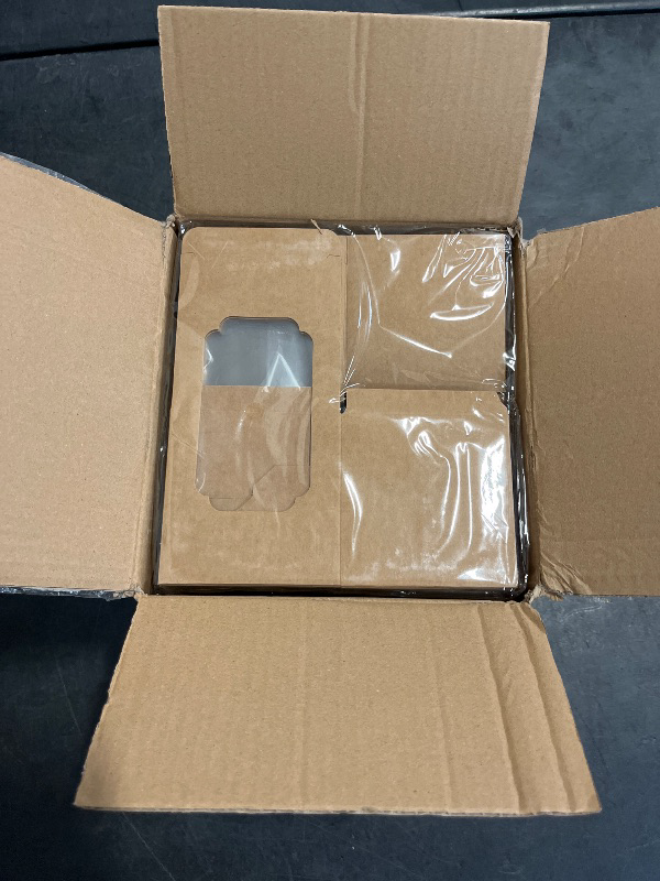 Photo 1 of Happyhiram Cupcake Boxes 100 Pcs Bulk Brown Kraft IndividualBox, Single Containers Paper Holders with Inserts and Window for Muffins Cocoa Bombs Packaging Togo Boxes for Birthdays Showers Party Favor