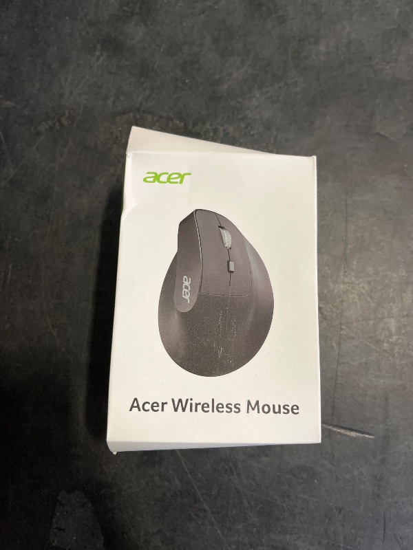 Photo 1 of acer Ergonomic Mouse Wireless, 1000/1200/1600 Adjustable DPI Vertical Mouse with 6 Buttons, Rechargeable Ergo Mice with 2.4GHz USB Receiver for Computer, Laptop, PC, iMac and Desktop