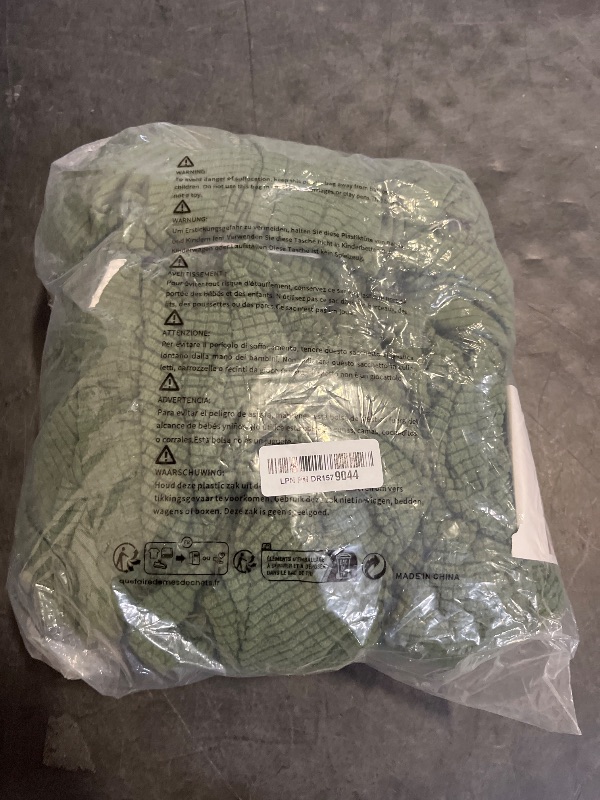 Photo 1 of H.VERSAILTEX 4 Piece Stretch Sofa Covers for 3 Cushion Couch Covers for Living Room Furniture Slipcovers (Base Cover Plus 3 Seat Cushion Covers) Upgraded Thicker Jacquard Fabric (Sofa, Bronze Green)
