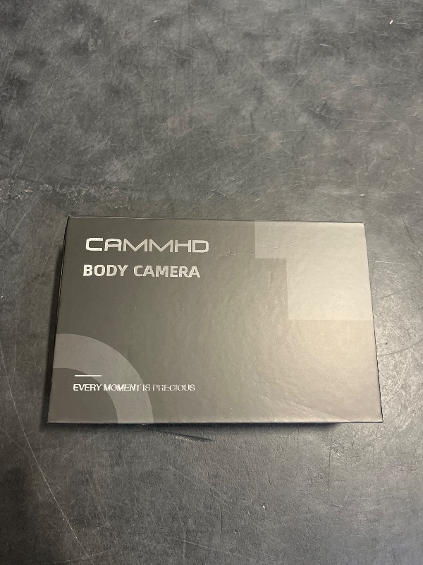 Photo 1 of CAMMHD F6 128GB 4K Body Camera, Work 12-14Hrs and Ultra Night Vision, Waterproof Body Cameras with Audio and Video Recording H.265 Video Code Police Body Camera for Law Enforcement