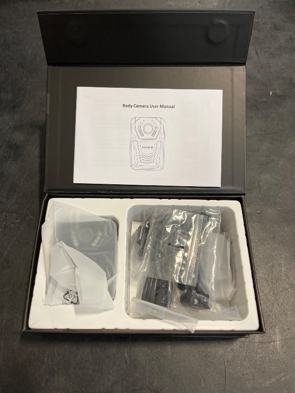 Photo 1 of CAMMHD F6 128GB 4K Body Camera, Work 12-14Hrs and Ultra Night Vision, Waterproof Body Cameras with Audio and Video Recording H.265 Video Code Police Body Camera for Law Enforcement