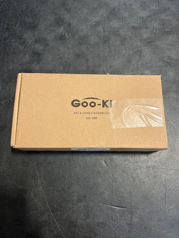 Photo 1 of Goo-Ki 6 Pack 7 9/16" Center to Center Matte Black Modern Cabinet Pulls Solid Contemporary Home Improvement Hardware Drawer Pulls Zinc Alloy Kitchen Handles