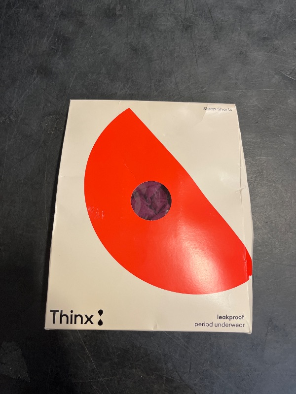 Photo 1 of (L) Thinx Ultra-Soft Period Underwear, Overnight Sleep-Shorts Leakproof, Holds Up to 12 Regular Tampons*, FSA HSA Approved Period Underwear for Women, Reusable & Controls Odor, Plum, L