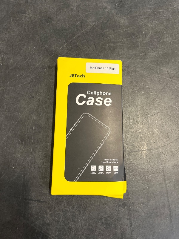 Photo 1 of JETech Case for iPhone 14 Plus 6.7-Inch, Non-Yellowing Shockproof Phone Bumper Cover, Anti-Scratch Clear Back (Clear)