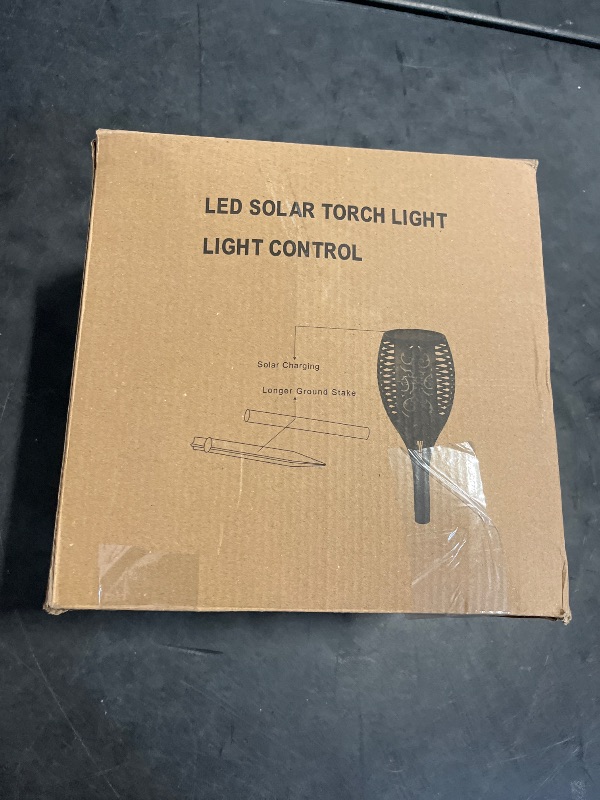 Photo 1 of Upgraded Larger Solar Lights Outdoor, 6 Pack Flickering Flame Solar Torch Lights with Super Larger Size for Garden Decor, Waterproof Solar Garden Light, Solar Powered Outdoor Lights for Yard Pathway