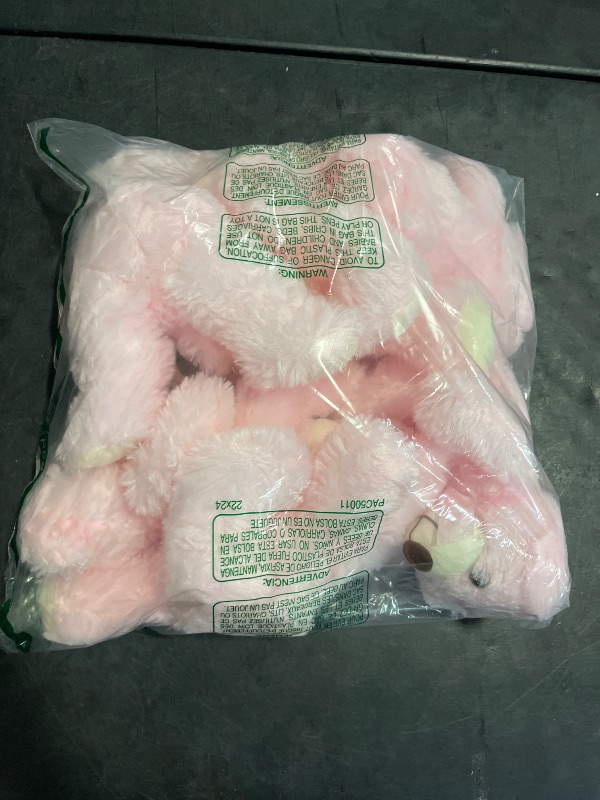 Photo 1 of Aoriher 6 Pieces Bear Bulk Stuffed Animal Baby Shower Bear Plush Toys Soft Cute Graduation Gifts Sleeping and Playing Valentine's Decorations(Pink)