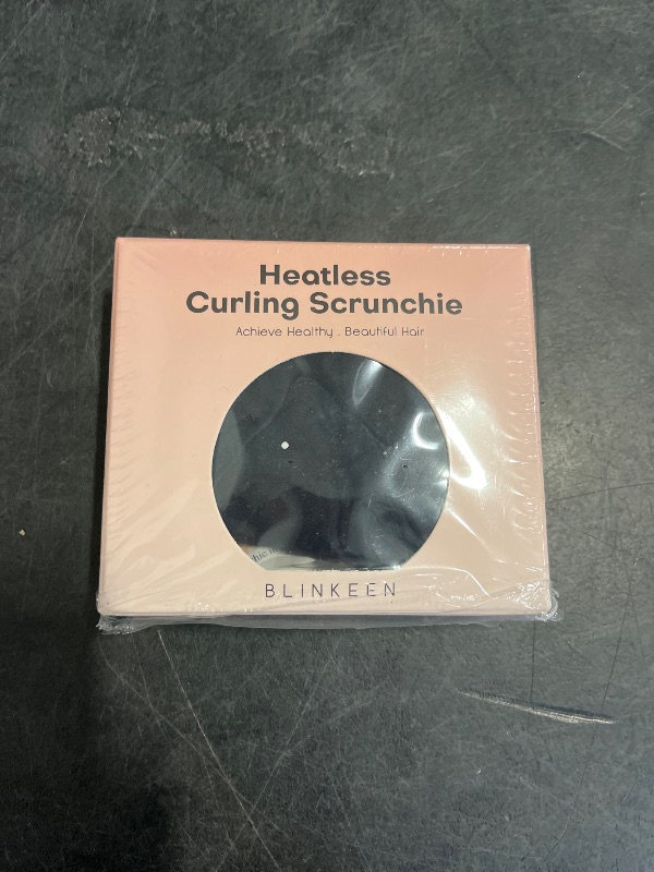 Photo 1 of BLINKEEN Heatless Curling Scrunchie, Heatless Hair Curler to Sleep In, No Heat Curls for Long Hair, Soft Sleep Hair Roller (Black)