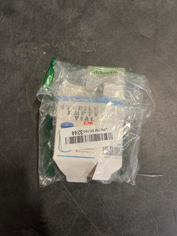 Photo 1 of Ks-Tek Sterile Empty Vials with Self Healing Injection Port,with Aluminum Plastic Cap,Sterile Package (2ml Clear,10)