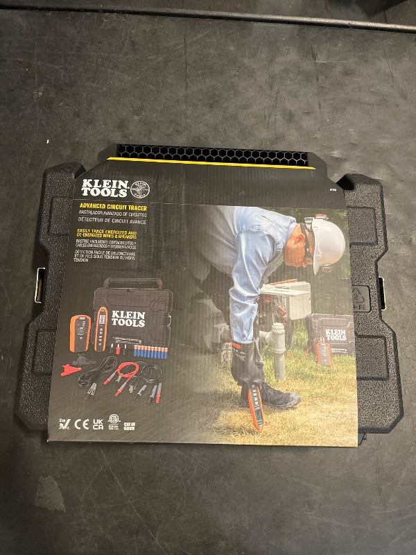 Photo 1 of Klein Tools ET450 Advanced Circuit Breaker Finder and Wire Tracer Kit for Energized and Non-Energized Breakers, Fuses, and Wires