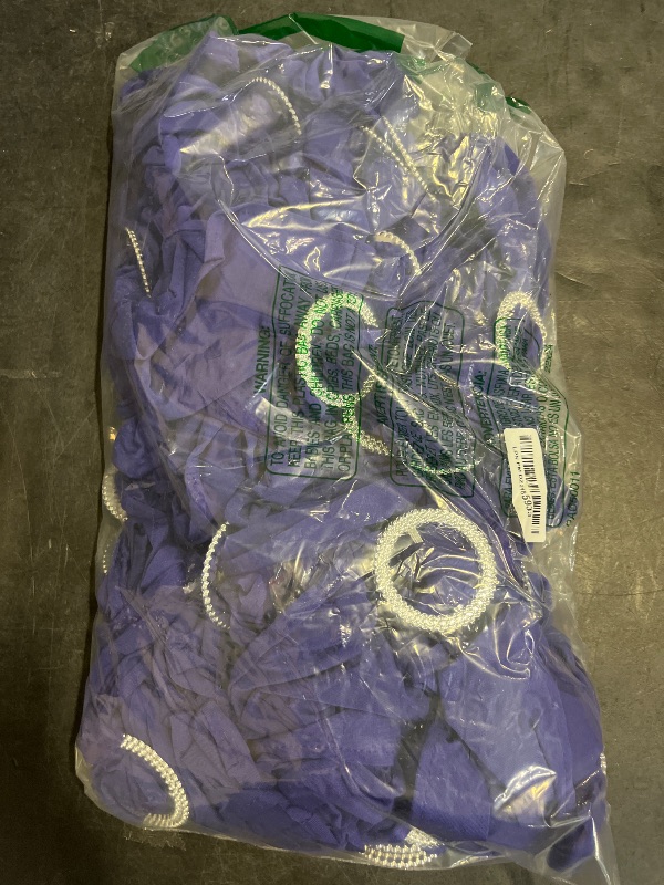 Photo 1 of Peomeise 50pcs Purple Spandex Chair Sashes with Buckle Slider for Wedding, Party Decoration