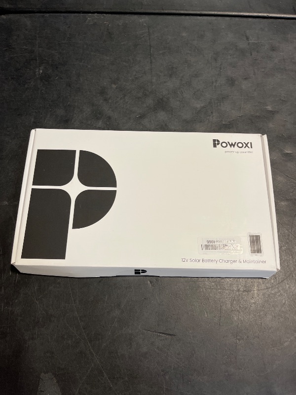 Photo 1 of POWOXI Upgraded 7.5W-Solar-Battery-Trickle-Charger-Maintainer-12V Portable Waterproof Solar Panel Trickle Charging Kit for Car, Automotive, Motorcycle, Boat, Marine, RV,Trailer, Snowmobile, etc.